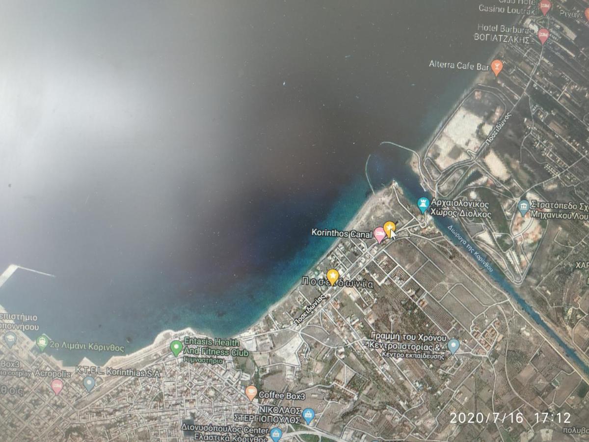 Studio Poseidonia Apartment 75Sqm Corinth Canal Eksteriør bilde