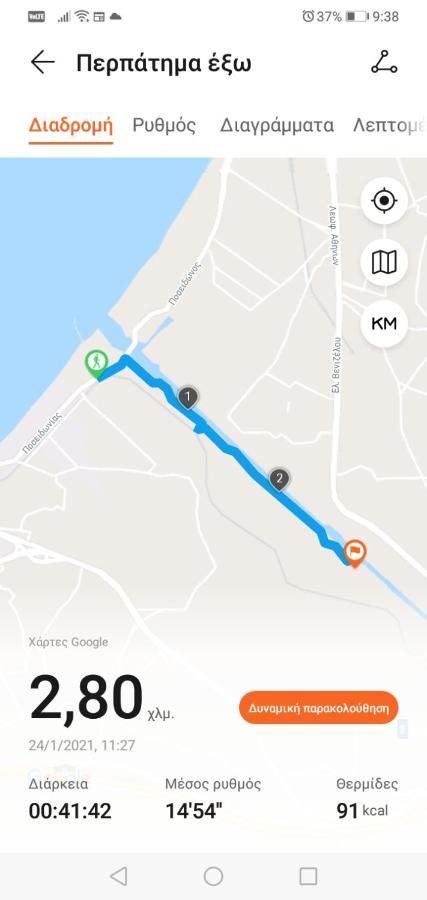Studio Poseidonia Apartment 75Sqm Corinth Canal Eksteriør bilde