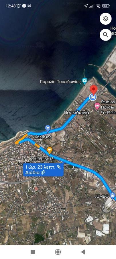Studio Poseidonia Apartment 75Sqm Corinth Canal Eksteriør bilde